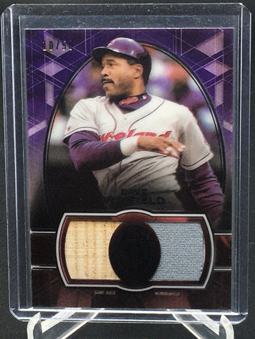 2019 TOPPS TRIBUTE - TRIPLE DUAL RELIC - D. WINFIELD - #DR-DW - #'D/50