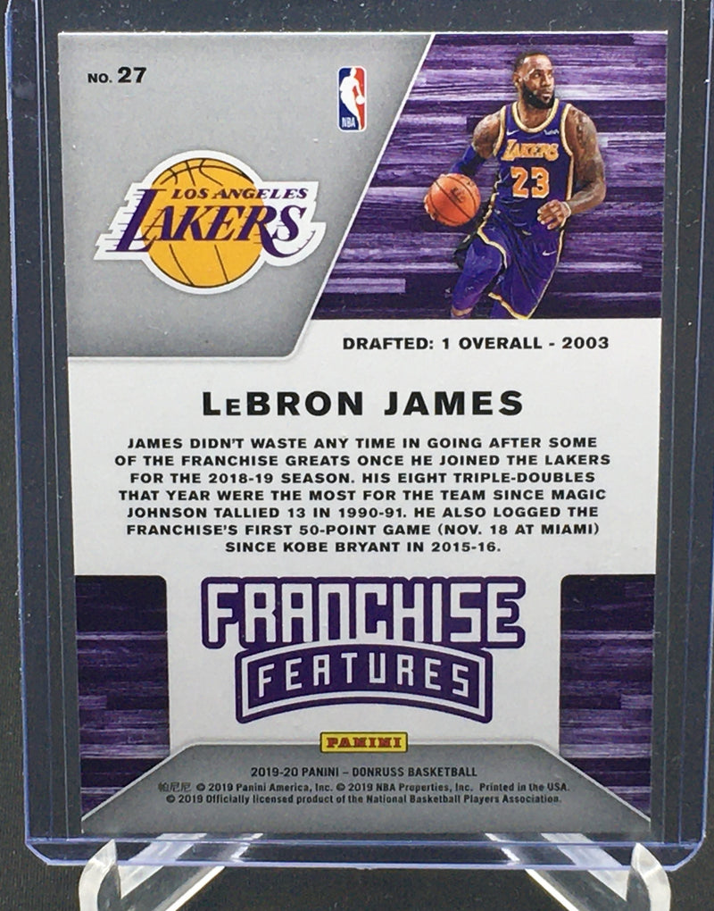 2019 PANINI DONRUSS - FRANCHISE FEATURES - L. JAMES -