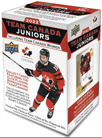 2022 UPPER DECK TEAM CANADA JUNIORS BLASTER BOX