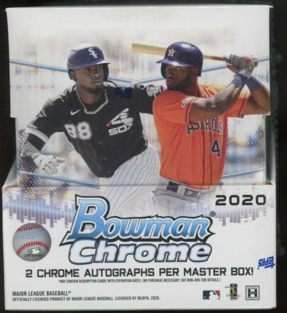 2020 TOPPS BOWMAN CHROME BASEBALL HOBBY MASTER BOX