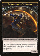Sunscourge Champion [Hour of Devastation Tokens]