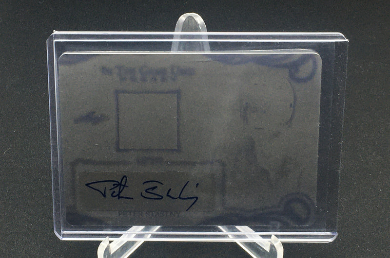2019 LEAF IN THE GAME - P. STASTNY - #UA-PS1 - #'D/1 - AUTOGRAPH - BLACK PLATE