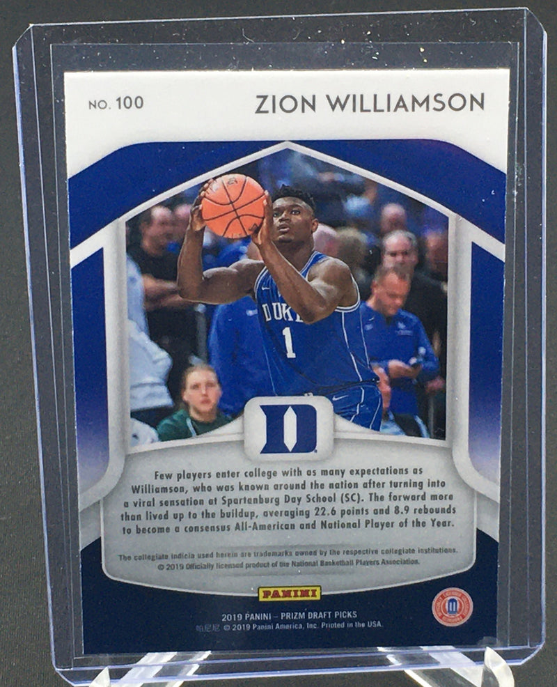 2019 PANINI PRIZM DRAFT PICKS - ALL AMERICAN - Z. WILLIAMSON -