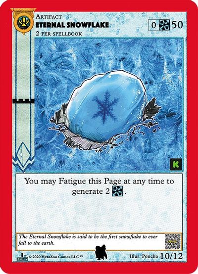 Eternal Snowflake (Kickstarter Edition) [Alpha Iceman Starter Deck]