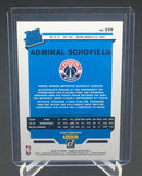 2019 PANINI DONRUSS - ADMIRAL SCHOFIELD -