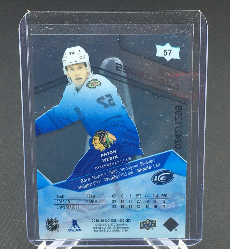 2019 UPPER DECK ICE - A. WEDIN - #57 - #'D/1299