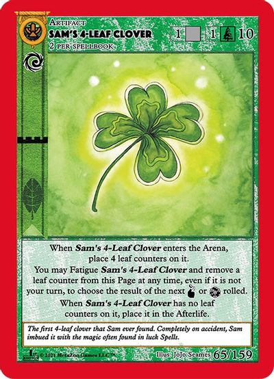 Sam's 4-Leaf Clover [Cryptid Nation: First Edition]