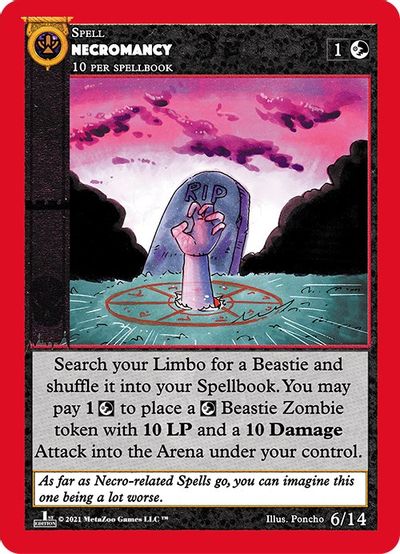 Necromancy [Cryptid Nation: First Edition Manchac Swamp Priestess Deck]