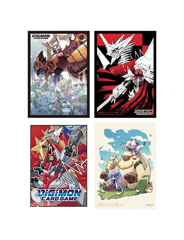 DIGIMON SLEEVE SET 4 60CT (STANDARD SIZE) DIGIMON SLEEVE SET 4 60CT (STANDARD SIZE)
