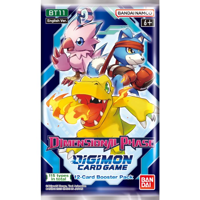 DIGIMON CARD GAME DIMENSIONAL PHASE BOOSTER PACK