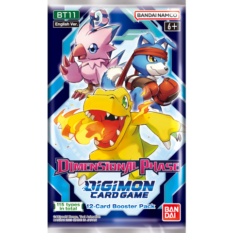 DIGIMON CARD GAME DIMENSIONAL PHASE BOOSTER PACK