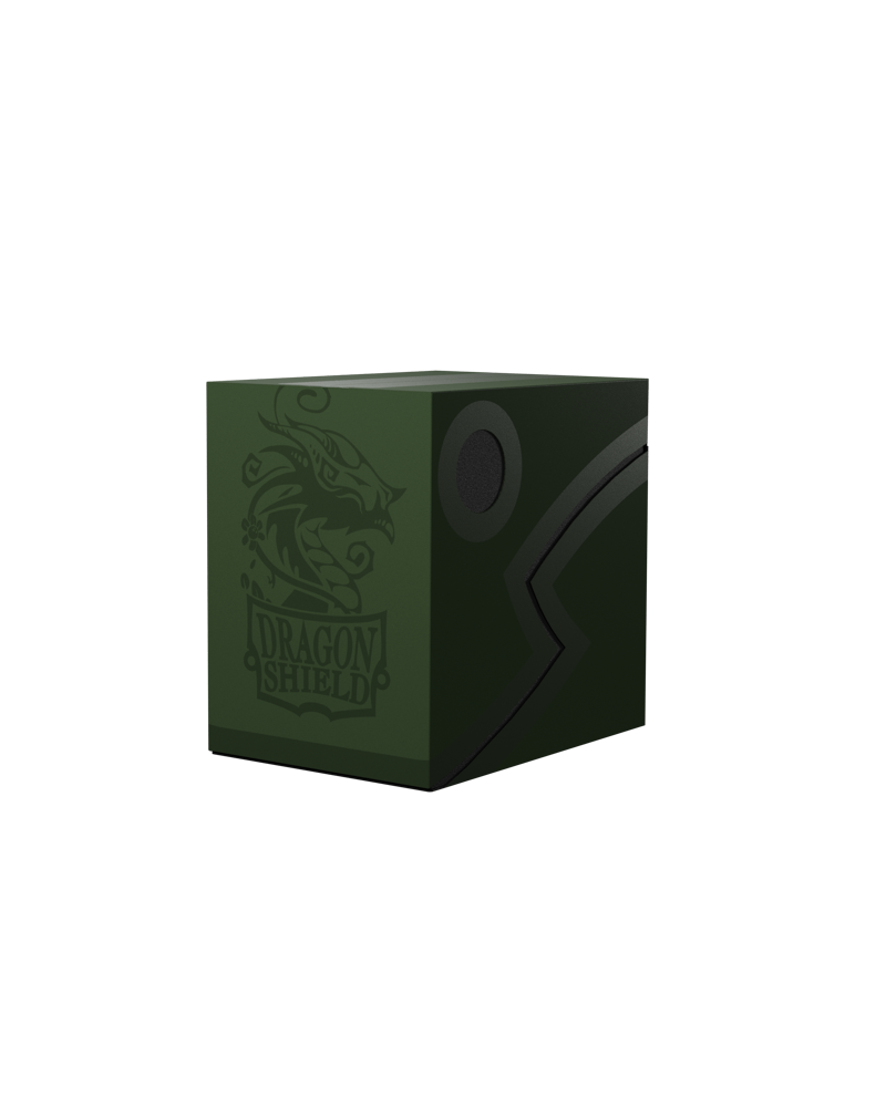 DRAGON SHIELD DOUBLE SHELL DECK BOX (BLACK INTERIOR)