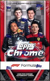 2022 TOPPS CHROME F1 RACING HOBBY BOX