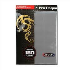 BCW SIDE-LOAD PRO PAGES 18-POCKET 10 PACK