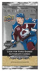 2021 UPPER DECK ARTIFACTS HOCKEY HOBBY PACK