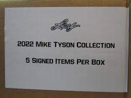 2022 LEAF MIKE TYSON COLLECTION BOX
