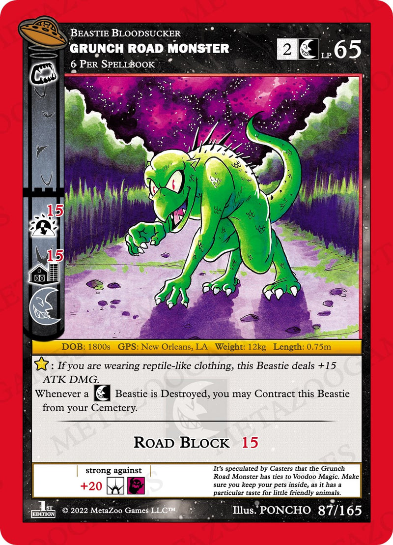 Grunch Road Monster [Cryptid Nation: UFO First Edition]