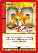 Burn Out [Cryptid Nation: UFO First Edition Tribal Theme Decks]