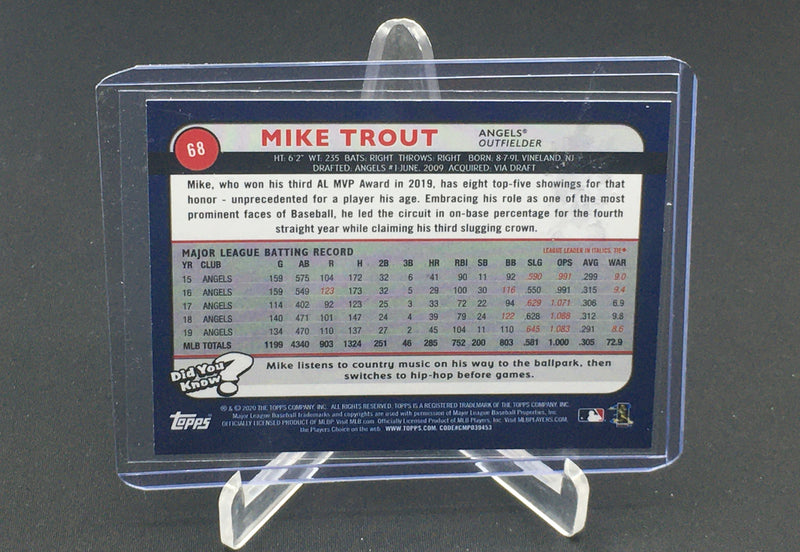 2020 TOPPS BIG LEAGUE - M.TROUT -