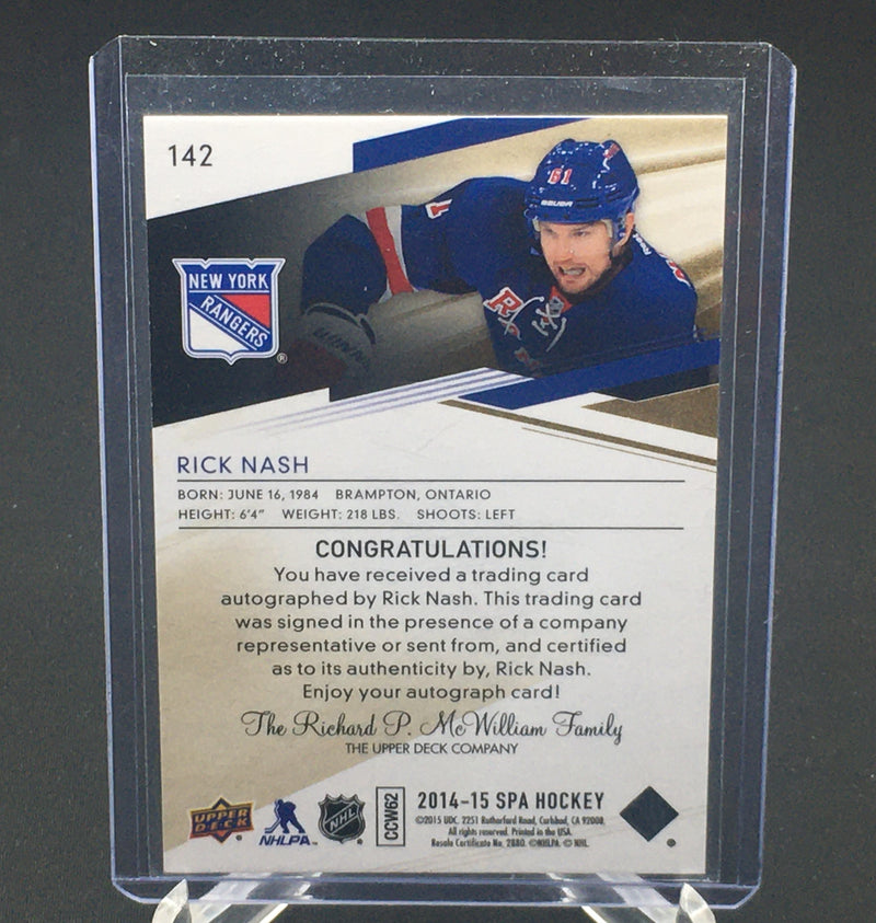 2014 UPPER DECK SP AUTHENTIC - R. NASH -