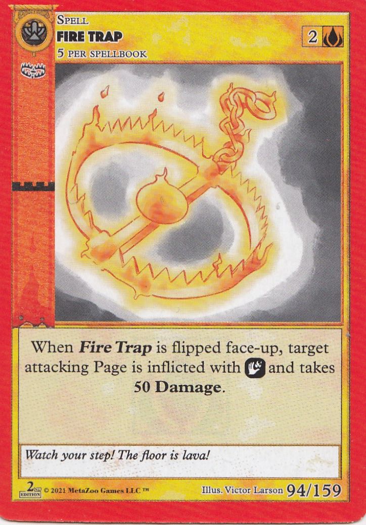 Fire Trap [Cryptid Nation: Second Edition]