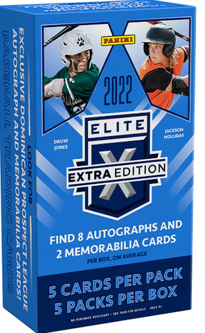 2022 PANINI ELITE EXTRA BASEBALL HOBBY BOX