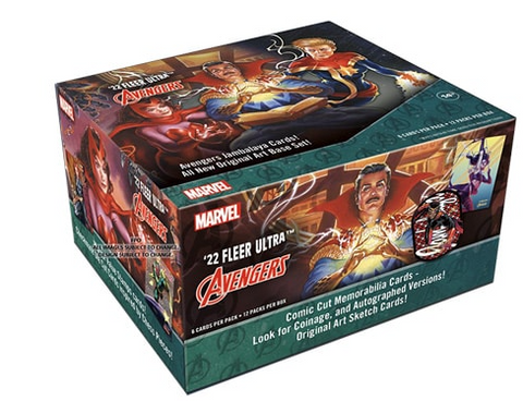 2022 UPPER DECK FLEER ULTRA AVENGERS HOBBY BOX