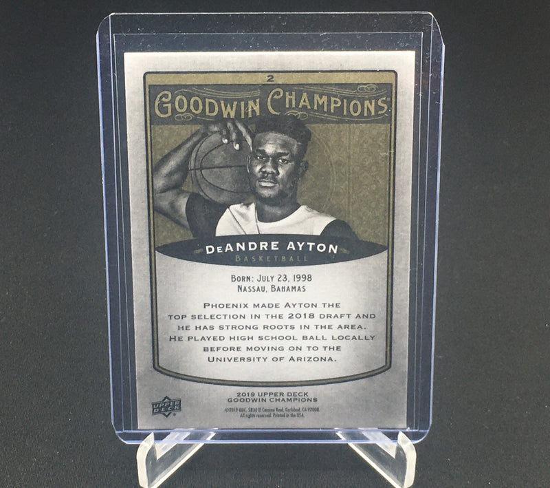 2019 UPPER DECK GOODWIN CHAMPIONS - D. AYTON -