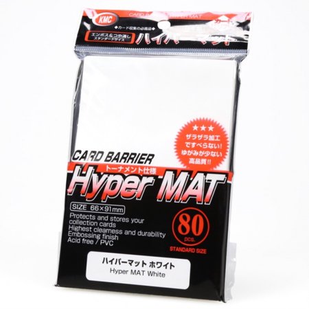 KMC STANDARD SIZE HYPER MAT SLEEVES 80 PACK