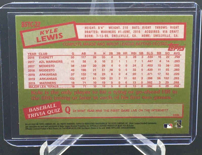 2020 TOPPS 35TH ANNIVERSARY - K. LEWIS -