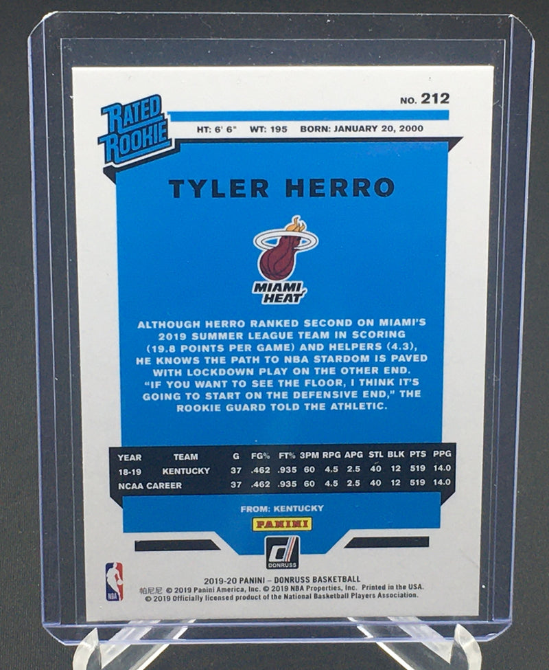 2019 PANINI DONRUSS - RATED ROOKIE - T. HERRO -