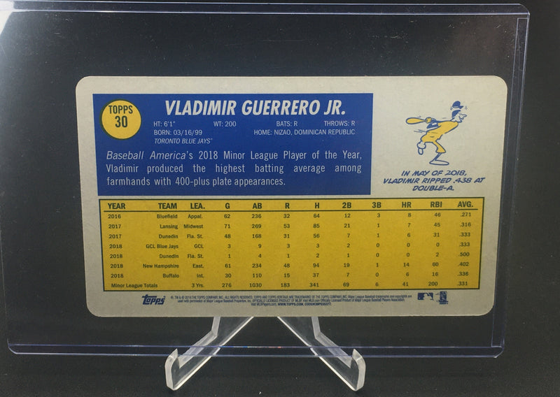 2019 TOPPS HERITAGE - V. GUERRERO JR. -