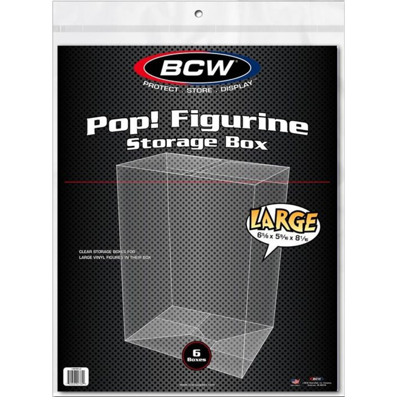 BCW POP! FIGURINE STORAGE BOX LARGE 6 PACK