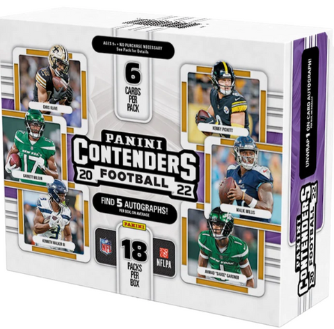 2022 PANINI CONTENDERS FOOTBALL HOBBY BOX