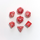 ROLE 4 INITIATIVE MARBLE RPG DICE SET - RED