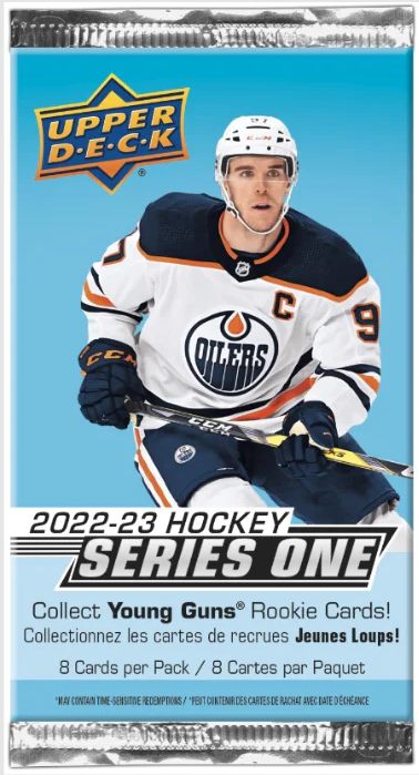 2022 UPPER DECK SERIES ONE HOCKEY RETAIL GRAVITY FEED PACK