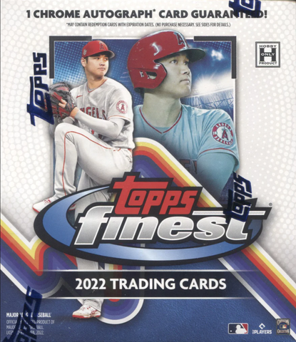 2022 TOPPS FINEST BASEBALL HOBBY MINI BOX
