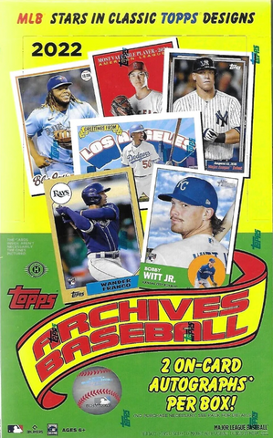 2022 TOPPS ARCHIVES BASEBALL HOBBY BOX