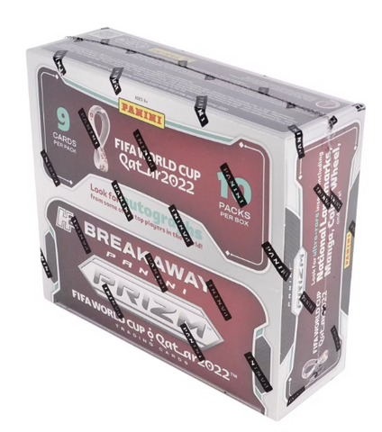 2022 PANINI PRIZM BREAKAWAY SOCCER WORLD CUP HOBBY BOX