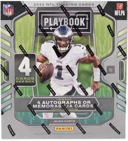 2022 PANINI PLAYBOOK FOOTBALL HOBBY BOX