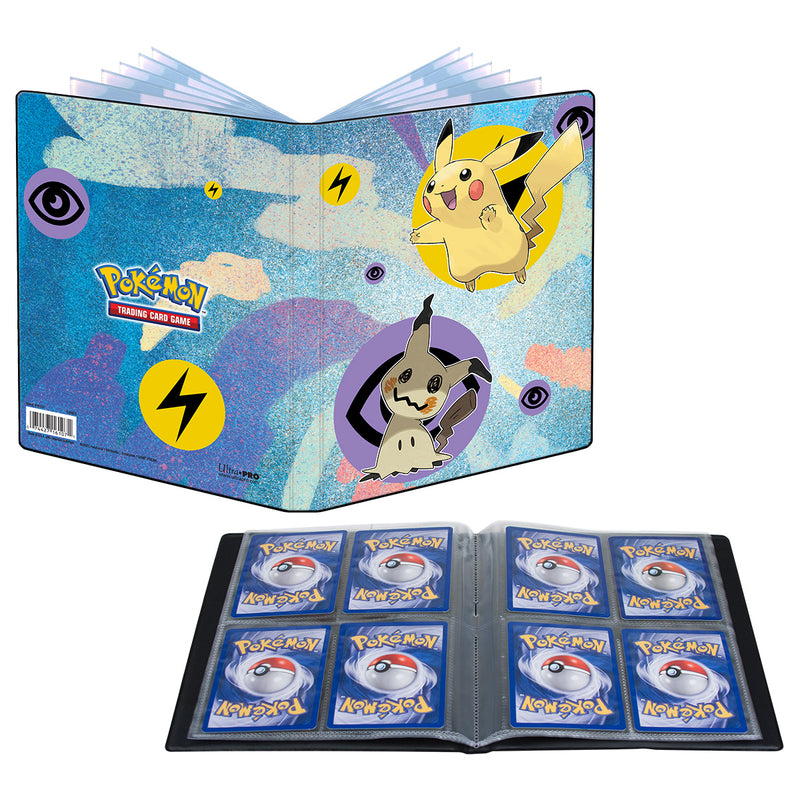 ULTRA PRO POKEMON PIKACHU AND MIMIKYU 4 POCKET BINDER