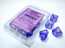 CHESSEX SET OF TEN BOREALIS D10 DICE