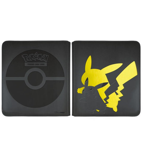 ULTRA PRO POKEMON 12-POCKET PIKACHU PREMIUM ZIPPERED BINDER