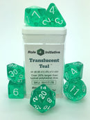 ROLE 4 INITIATIVE RPG TRANSLUCENT DICE SET