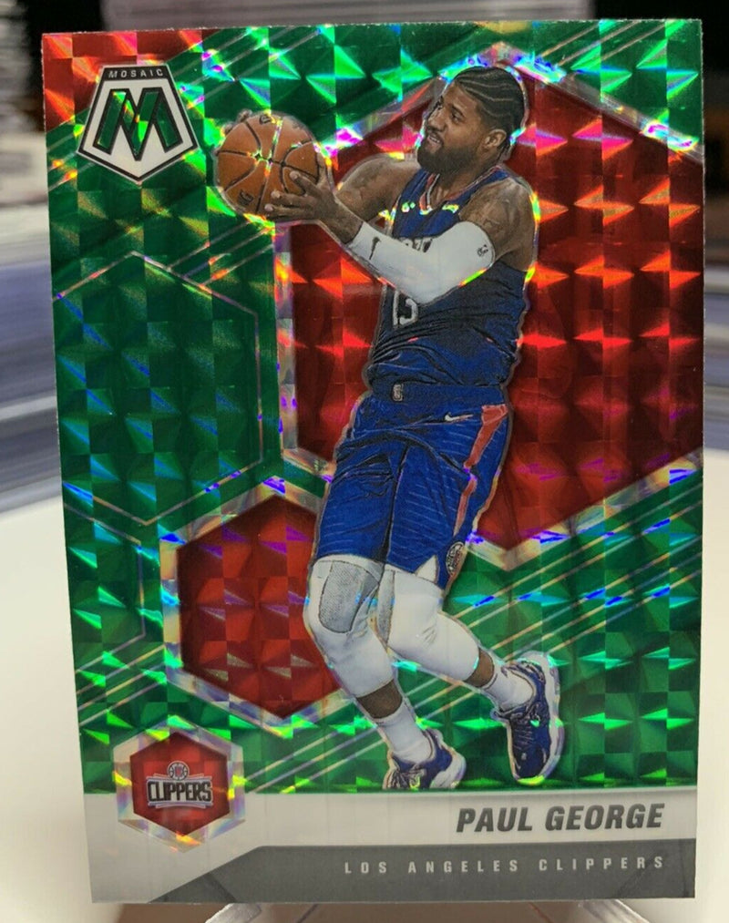 2020 PANINI MOSAIC - GREEN PRIZM - SINGLES -