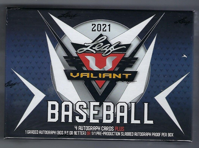 2021 LEAF VALIANT BASEBALL HOBBY BOX