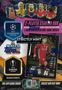 2020 TOPPS UEFA SOCCER MATCH ATTAX HANGER BOX