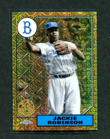 2022 TOPPS CHROME - SERIES ONE - SILVER PACK - GOLD MOJO - SINGLES - #T87C1-T87C100 - YOU PICK FROM LIST