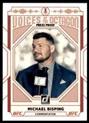 2022 PANINI DONRUSS - PURPLE PRESS PROOF - VOICES OF THE OCTAGON - SINGLES -