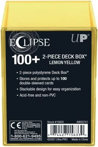 ULTRA PRO ECLIPSE STANDARD SIZE 2-PIECE DECK BOX